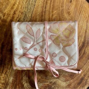 Vintage Pouch with Floral Design